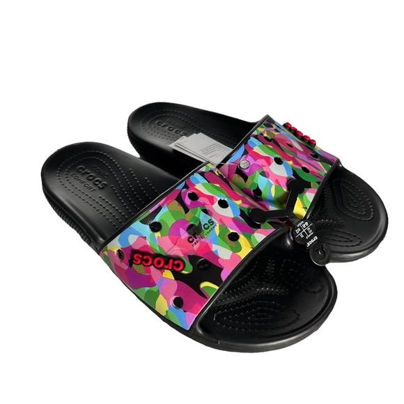 Crocs Men's Classic Bubble Block Slide - m13 - Picture 4 of 7